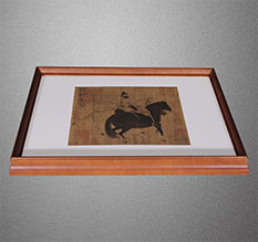 珙县书画装裱配框服务案例